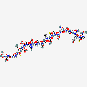 Chemical structure of Prepro-Atrial Natriuretic Factor (26-55) (human)