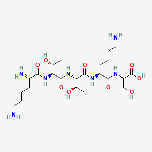 Chemical structure of Pentapeptide-4