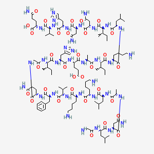 Chemical structure of Pseudin-2