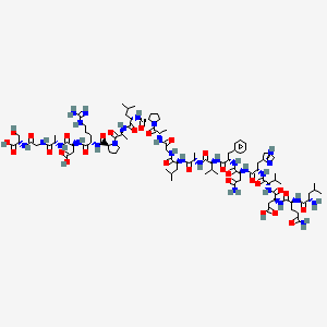 Chemical structure of pTH (28-48) (human)