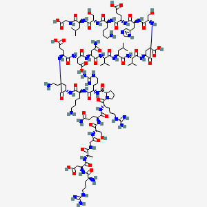 Chemical structure of pTH (44-68) (human)