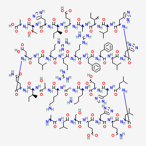 Chemical structure of Parathyroid hormone-related protein (1-34)