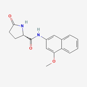 Chemical structure of Pyr-4MβNA