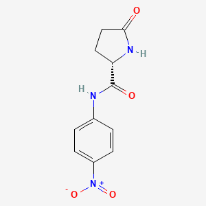 Chemical structure of Pyr-pNA
