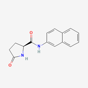 Chemical structure of Pyr-βNA