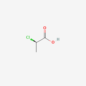 Chemical structure of R(+)-2-Chloropropionic acid