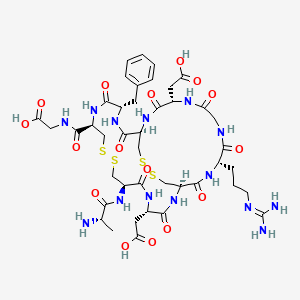 Chemical structure of RGD-4C