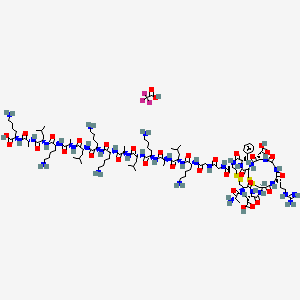 Chemical structure of RGD-targeted Proapoptotic Peptide