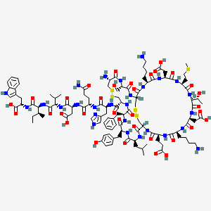 Chemical structure of Sarafotoxin B