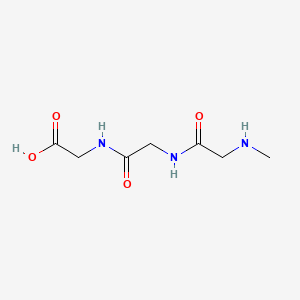 Chemical structure of Sar-Gly-Gly-OH