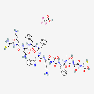 Chemical structure of Somatostatin-14 (3-14)