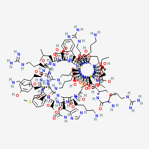 Chemical structure of Stichodactyla helianthus Neurotoxin (ShK)