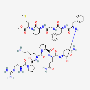 Chemical structure of Substance P-methyl ester