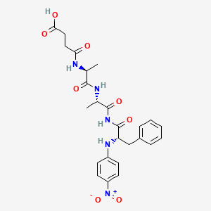 Chemical structure of Suc-Ala-Ala-Phe-pNA