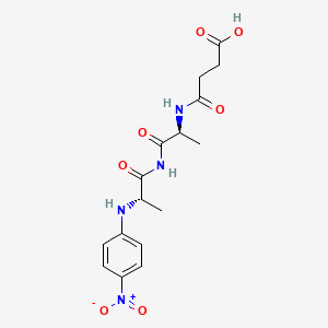 Chemical structure of Suc-Ala-Ala-pNA