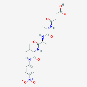 Chemical structure of Suc-Ala-Ala-Val-pNA