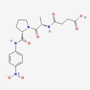 Chemical structure of Suc-Ala-Pro-pNA