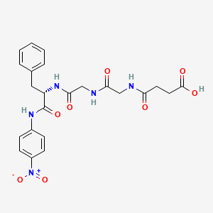 Chemical structure of Suc-Gly-Gly-Phe-pNA