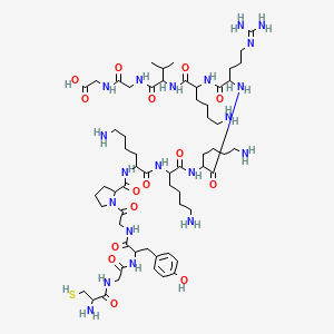 Chemical structure of SV40 Nuclear Transport Signal Peptide Analog