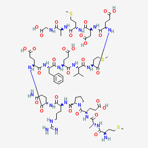 Chemical structure of Tau Peptide (1-16) (human)