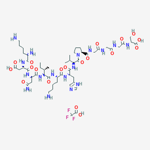 Chemical structure of Tau Peptide (294-305) (human)