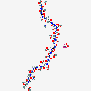 Chemical structure of Tau Peptide (45-73) (Exon 2/Insert 1 Domain)
