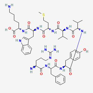 Chemical structure of Thrombospondin-1 (1016-1023) (human, bovine, mouse)