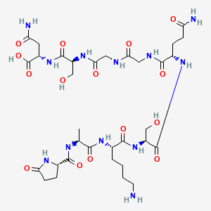 Chemical structure of Nonathymulin