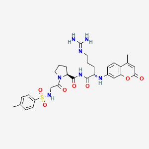 Chemical structure of Tos-Gly-Pro-Arg-AMC · HCl