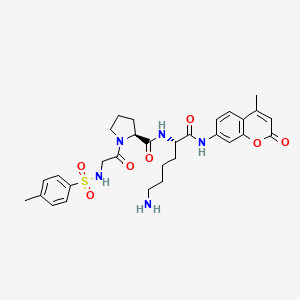 Chemical structure of Tos-Gly-Pro-Lys-AMC