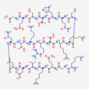 Chemical structure of Toxic shock syndrome toxin-1 (58-78)
