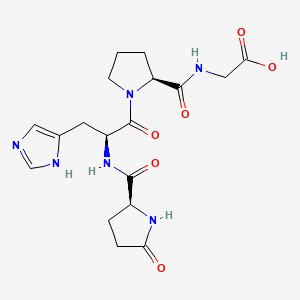Chemical structure of TRH-Gly