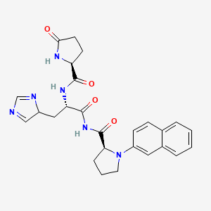 Chemical structure of TRH-βNA