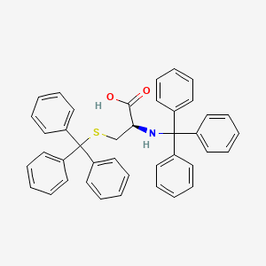 Chemical structure of Trt-Cys(Trt)-OH