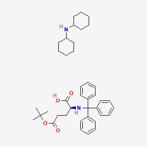 Chemical structure of Trt-Glu(OtBu)-OH · DCHA
