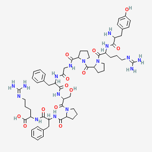 Chemical structure of Tyr-Bradykinin