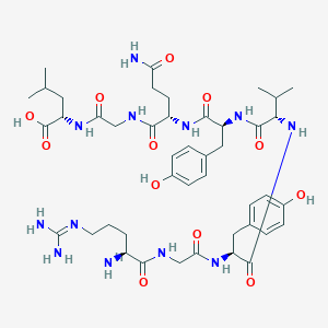 Chemical structure of Vesicular Stomatitis Virus Nucleoprotein (52-59)