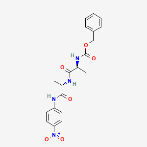 Chemical structure of Z-Ala-Ala-pNA