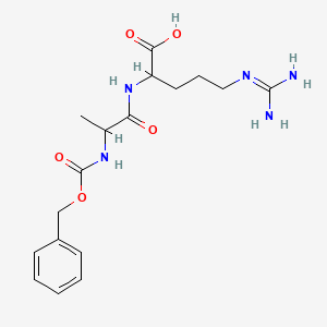Chemical structure of Z-Ala-Arg-OH
