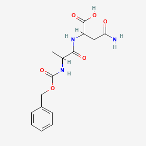 Chemical structure of Z-Ala-Asn-OH