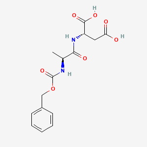 Chemical structure of Z-Ala-Asp-OH