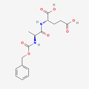 Chemical structure of Z-Ala-Glu-OH