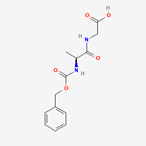 Chemical structure of Z-Ala-Gly-OH