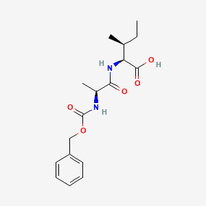Chemical structure of Z-Ala-Ile-OH