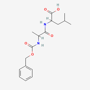 Chemical structure of Z-Ala-Leu-OH