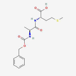 Chemical structure of Z-Ala-Met-OH