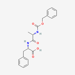 Chemical structure of Z-Ala-Phe-OH