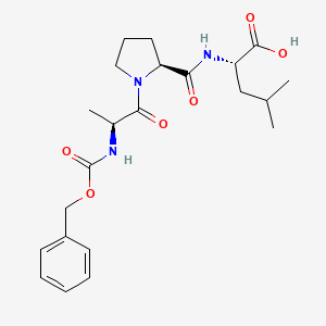 Chemical structure of Z-Ala-Pro-Leu-OH