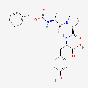 Chemical structure of Z-Ala-Pro-Tyr-OH