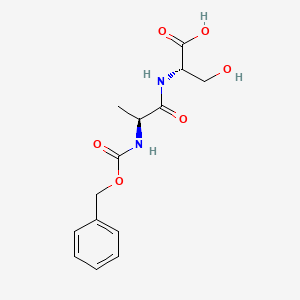 Chemical structure of Z-Ala-Ser-OH